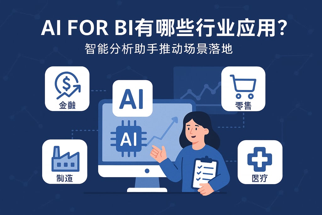 AI For BI有哪些行业应用？智能分析助手推动场景落地